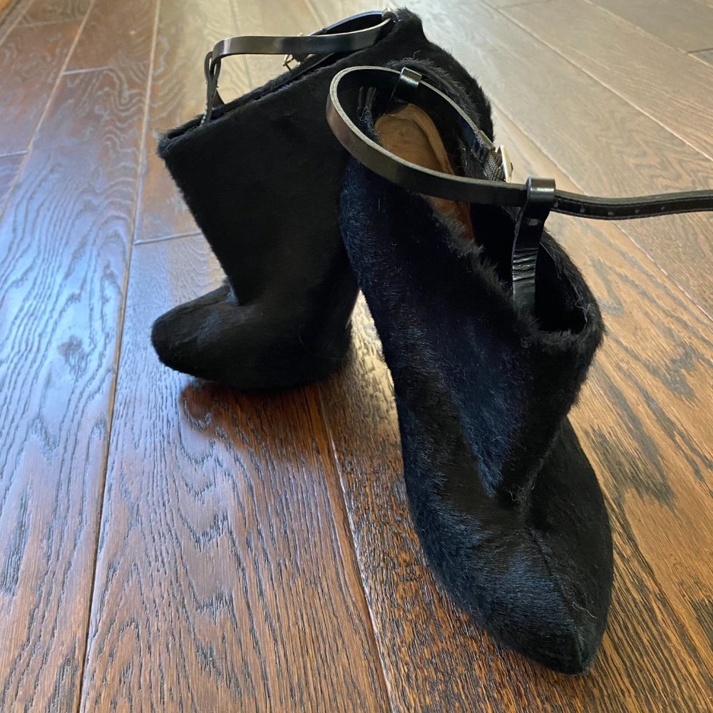 Givenchy Calf Hair Ankle Boots Booties Size 37 - Picture 7 of 12